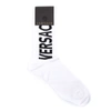 VERSACE WHITE MIXED COTTON LOGO SOCKS,a2d2ce1a-0dd3-0f46-3520-9143393bd005