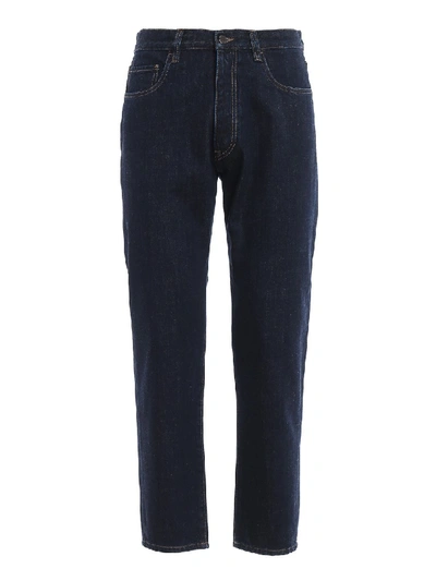 Prada Vintage Denim Jeans In Black