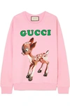 GUCCI PRINTED COTTON-JERSEY SWEATSHIRT,d4fa9c8f-7cdf-cfb7-db26-243b8307c454