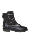 CASADEI BIKERS ZOE IN BLACK LEATHER,7119D53F-159D-51C4-846A-7C576AE6CEC7