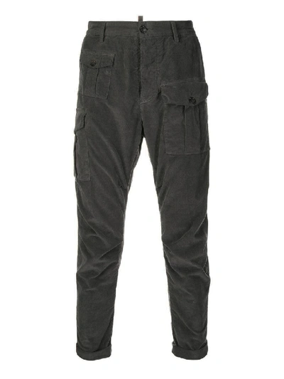 Dsquared2 Sexy Cargo Trousers In Black