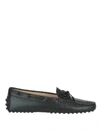 TOD'S LACES AND LOGO DETAILED LEATHER LOAFERS,7a14e7d0-7994-f68d-3ef7-fc03fa953759