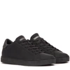 CRIME LONDON BLACK LEATHER LOW-TOP SNEAKERS,1879b8aa-220f-a98c-1353-1e79aacd7e6a