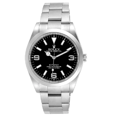 Rolex Explorer I 36mm Black Dial Automatic Steel Mens Watch 14270 In Not Applicable