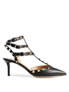 VALENTINO GARAVANI ROCKSTUD BLACK SLINGBACK PUMPS,ab6fb5f0-de30-2ea9-efd6-9783f552c853