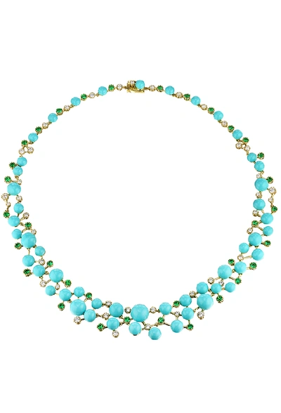 Anabela Chan Turquoise Constellation Necklace