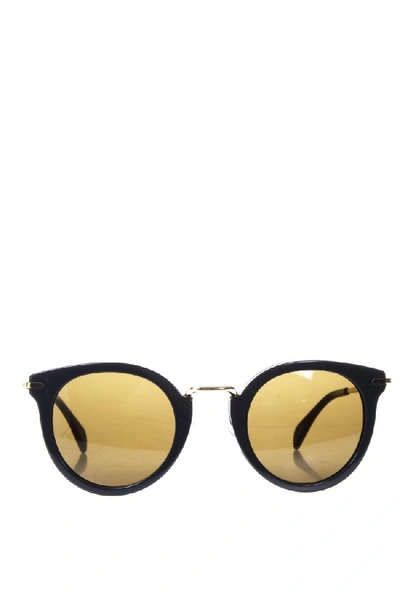 Celine Cat Eye Acetate Sunglasses In Gold