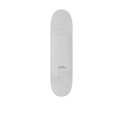 Rassvet Logo Skateboard In White
