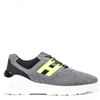 Hogan Active One Grey Suede Sneakers In Grey