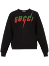 GUCCI Blade Cotton Sweatshirt,9889331C-B49A-8FAF-6815-0D2BC872025B