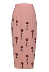 AMAL AL RAISI PRINTED MIDI SKIRT,a5e58f47-88b5-4f69-37f6-ae2912e68b86