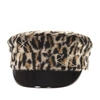 RUSLAN BAGINSKIY LEOPARD BAKER BOY HAT IN WOOL,2616f4ab-7670-dc25-01ad-1f05cec27dea