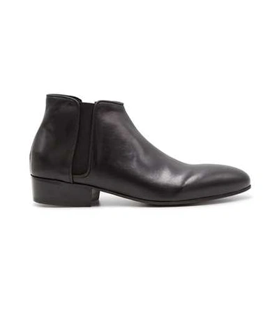 Leqarant Leather Ankle Boot In Black