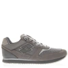 LOTTO LEGGENDA TOKYO GINZA GREY SUEDE & NYLON SNEAKERS,84b32f86-d8f9-5b16-faee-476f676a6fbb