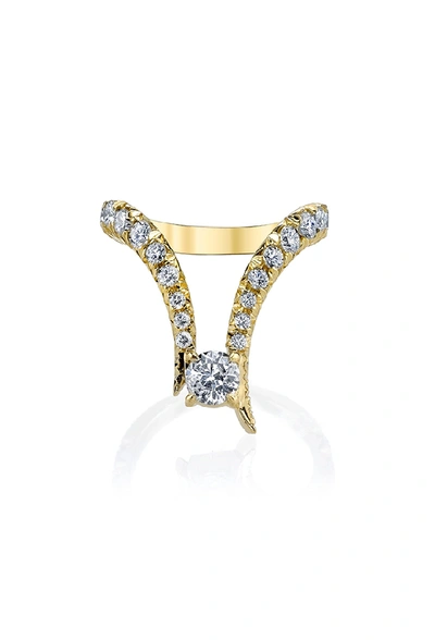 Ark Pave Diamond Blooming Lotus Ring