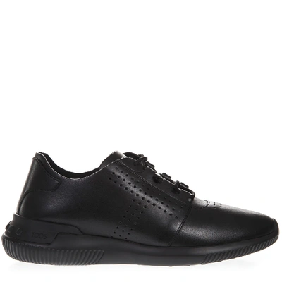 Tod's Urban Sport Black Leather Trainers