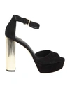 MICHAEL KORS PALOMA SANDAL IN BLACK SUEDE,17E86A07-E235-EE41-7452-CF6D9FB2A24E