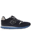 LOTTO LEGGENDA TOKYO GINZA DARK BLUE SUEDE & NYLON SNEAKER,c00aaf9e-248f-24a4-5c87-699b4983371f