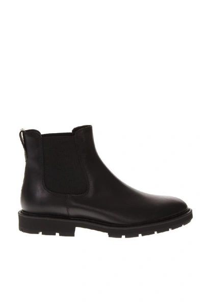 Tod's Black Leather Ankle Boot