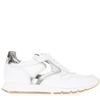 VOILE BLANCHE WHITE JULIA MESH LEATHER AND MESH SNEAKER,bdfe8715-b2da-cefe-9761-abfa33f80f77