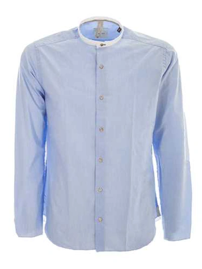 Leqarant Button-down Collar Shirt In Light Blue