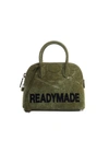 READYMADE READYMADE EMBROIDERED KHAKI BAG,RE-CO-KH-00-00-64/grn