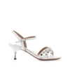 ROBERTO FESTA CONCORDIA WHITE LEATHER SANDAL,CONCORDIA/WEB