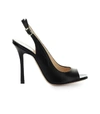 MARC ELLIS BLACK LEATHER SANDAL,MA5042