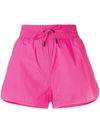 OFF-WHITE PINK WOMEN'S TRACK SHORTS,OWCB020R19A39057