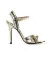 MARC ELLIS LAMINATED LEATHER SANDAL,MA5059