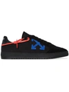Off-white Logo Low-top Sneakers In Black