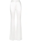 ADAM LIPPES WHITE WOMEN'S FLARED TROUSERS,P19501DH