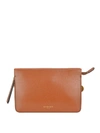 GIVENCHY CROSS 3 BROWN LEATHER ZIPPED SMALL BAG,8960d5e5-61e7-9580-0125-562c445f5ea0