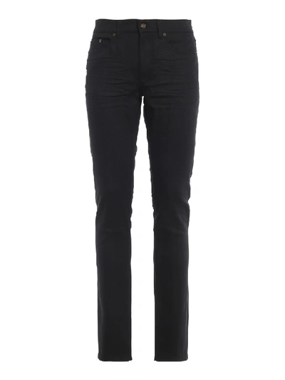 Saint Laurent Black Stretch Denim Jeans