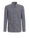 PRADA GEOMETRIC PATTERNED POPLIN SHIRT,b103254c-9af7-4a63-6527-d8e3b8a347cf