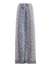 CHLOÉ BANDANA PRINT SILK PALAZZO TROUSERS,88dd92ce-3618-3be1-9c32-5ecfc4a538c8