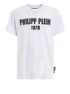 PHILIPP PLEIN PP 1978 SHORT SLEEVE WHITE TEE,f5f4e6d7-0556-254d-be41-bf70a8b0aa78
