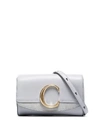 CHLOÉ GREY WOMEN'S LIGHT GREY C-BELT BAG,CHC19US195A374E7 SOR