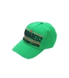 DSQUARED2 EMERALD GREEN BASEBALL CAP,2a84340a-3342-eb27-da88-61fadcb9e831