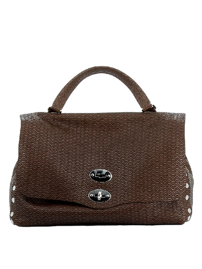 Zanellato 6134-48-57 Women's Moretto Leather Handbag In Black
