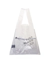 MAISON MARGIELA MAISON MARGIELA CLEAR PVC SHOPPING BAG,S55WC0063/PS386/H7371