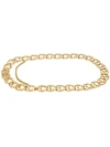 CHLOÉ GOLD WOMEN'S C LOGO CHAIN BELT,C19SC024CB79DMTU SOR SS19