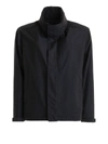 BRIONI BLACK WOOL AND NYLON BLEND JACKET,2f0a9d05-c7d6-e153-b6a7-87464cc7e3e5