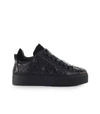 DSQUARED2 551 MAXI SOLE BLACK SEQUINS SNEAKER,SNW0033-16802008-2124