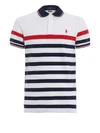 POLO RALPH LAUREN STRIPED PIQUE COTTON POLO SHIRT,2aefd678-83ce-3d5e-e174-2f69288d3f59