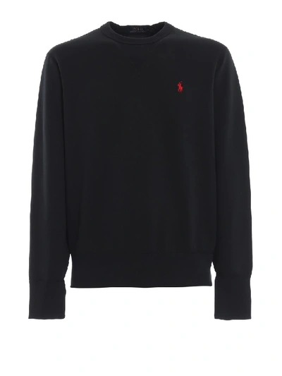 Polo Ralph Lauren Black Soft Cotton Blend Classic Sweatshirt