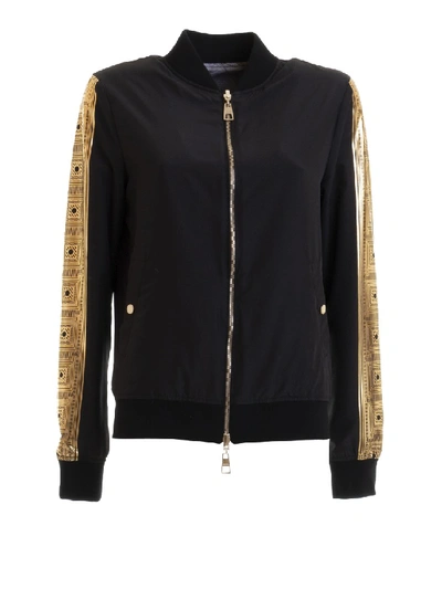 Versace Blouson In Black