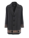 DSQUARED2 BORN IN CANADA MADE IN ITALY EMBROIDERY COAT,0cd28383-fbd0-fc2f-0021-d19b9355162d