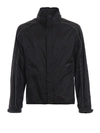 PRADA BLACK LIGHTWEIGHT NYLON WINDBREAKER,fdce2ca5-c6da-a52f-6268-c3d0ece663c7