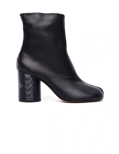 Maison Margiela Hologram Heel Tabi Ankle Boots In Black